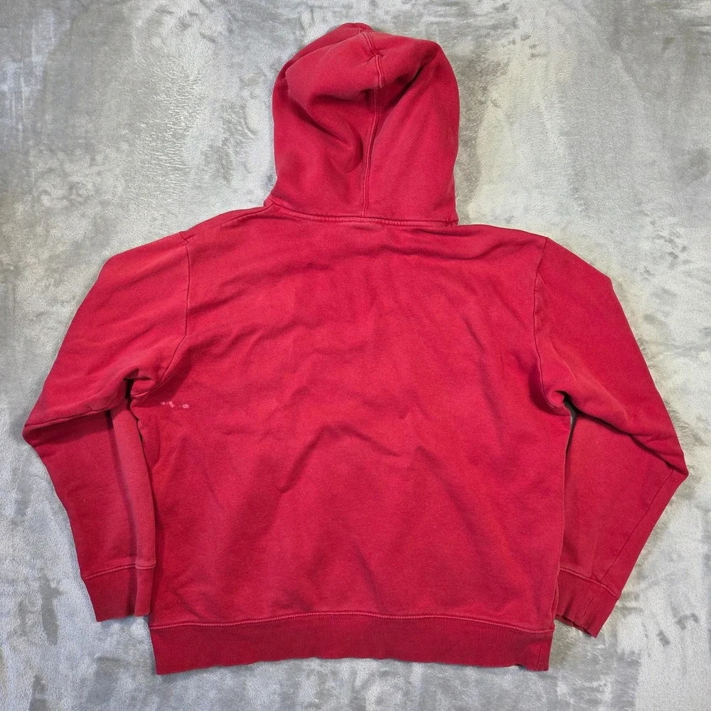 Columbia Sportswear Mens Red Graphic Mountain Logo Pullover Hoodie Large RN69724 - Picture 7 of 8